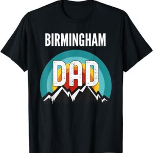 black, white, Dad, t-shirt, Birmingham