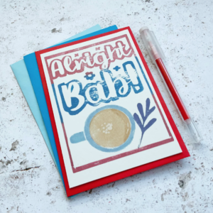 Alright bab card Etsy gifts souvenirs Birmingham