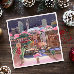 China town birmingham christmas card set